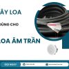 Dây loa dùng cho loa âm trần tốt nhất