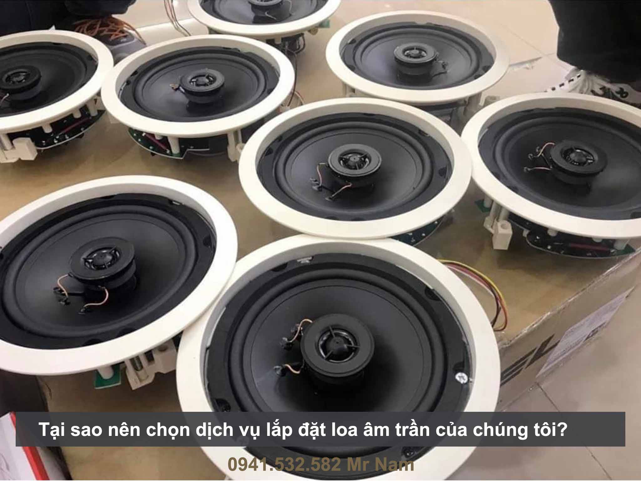 Tại sao nên chọn dịch vụ lắp đặt loa âm trần của chúng tôi?