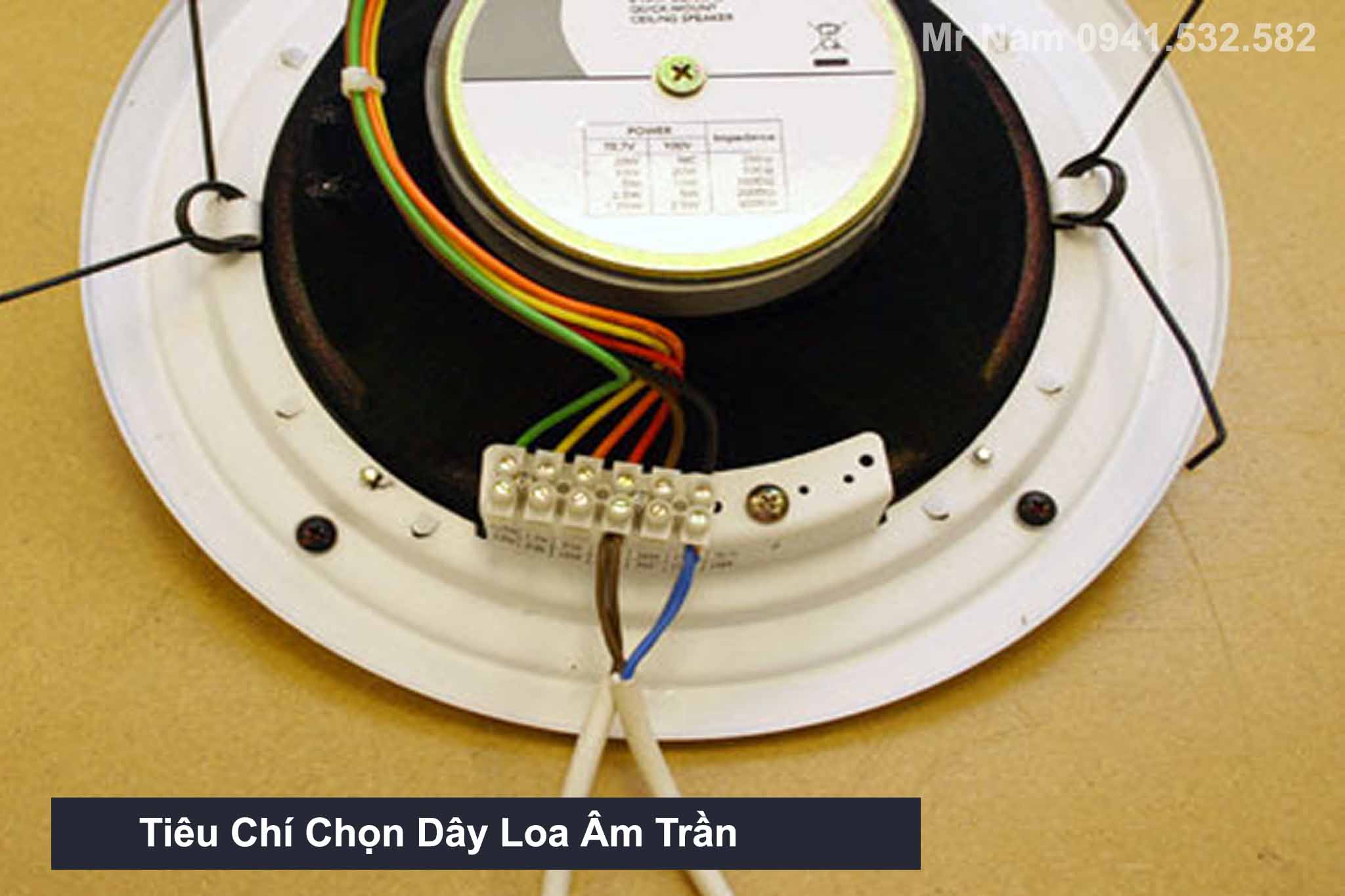 Tiêu Chí Chọn Dây Loa Âm Trần