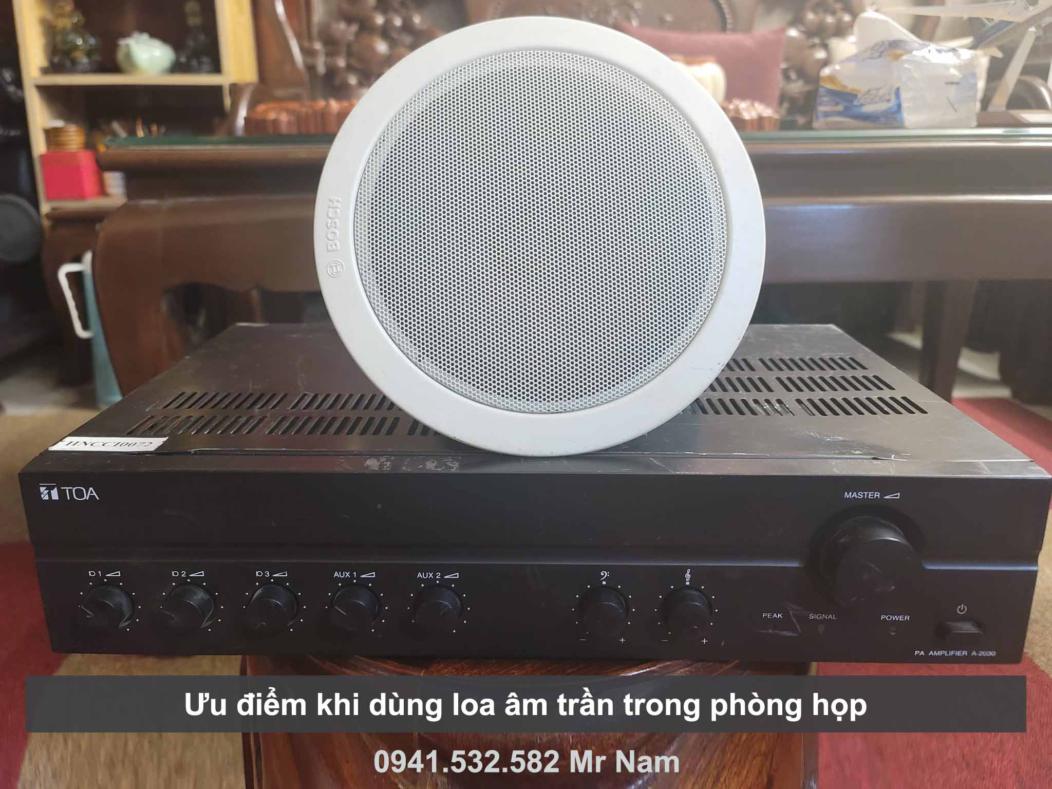 Ưu điểm khi dùng loa âm trần trong phòng họp