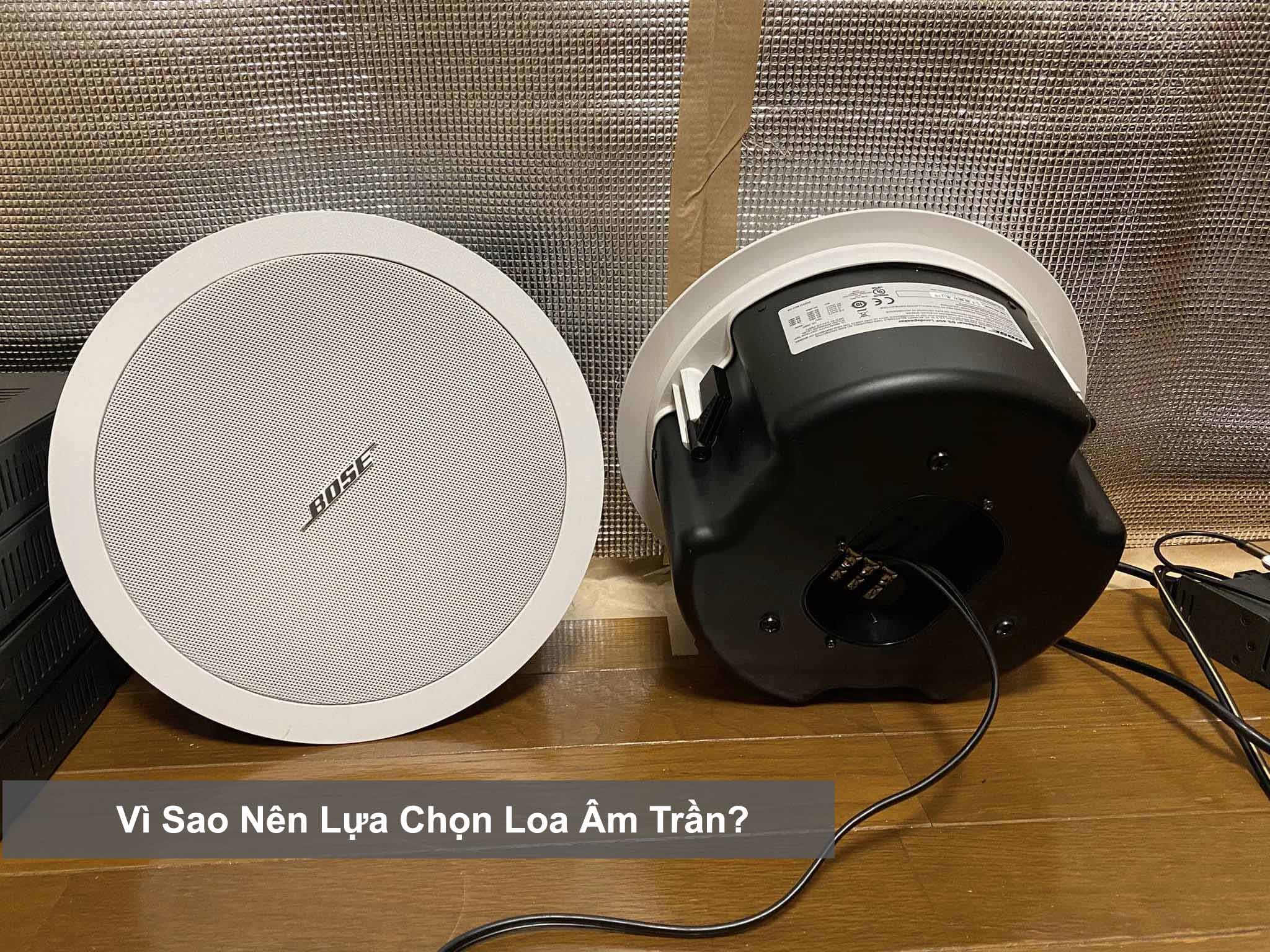 Vì Sao Nên Lựa Chọn Loa Âm Trần?