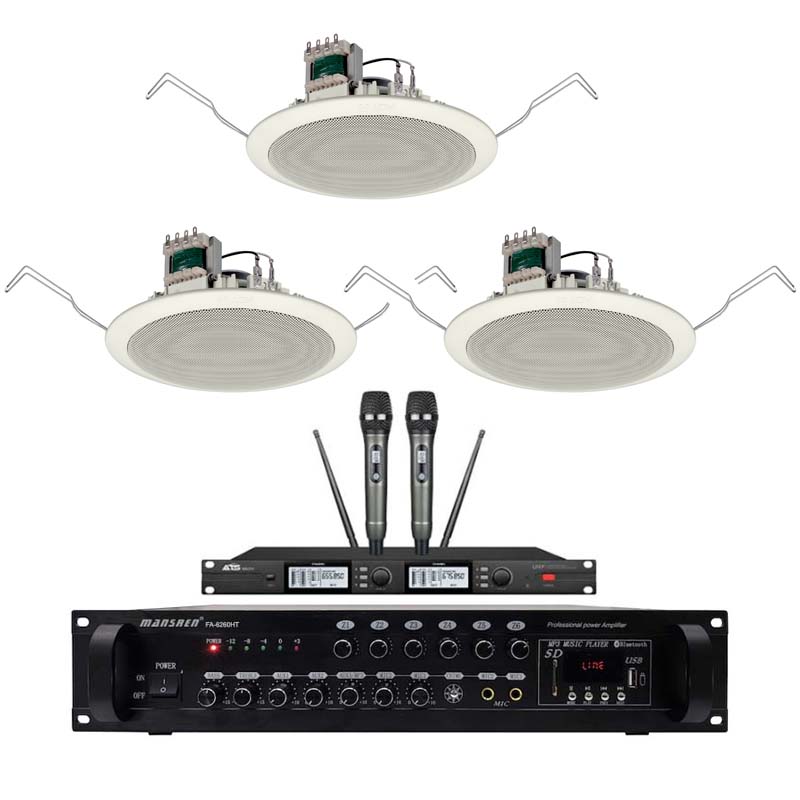 Combo loa âm trần kết hợp thông báo cho văn phòng Combo loa âm trần kết hợp thông báo cho văn phòng